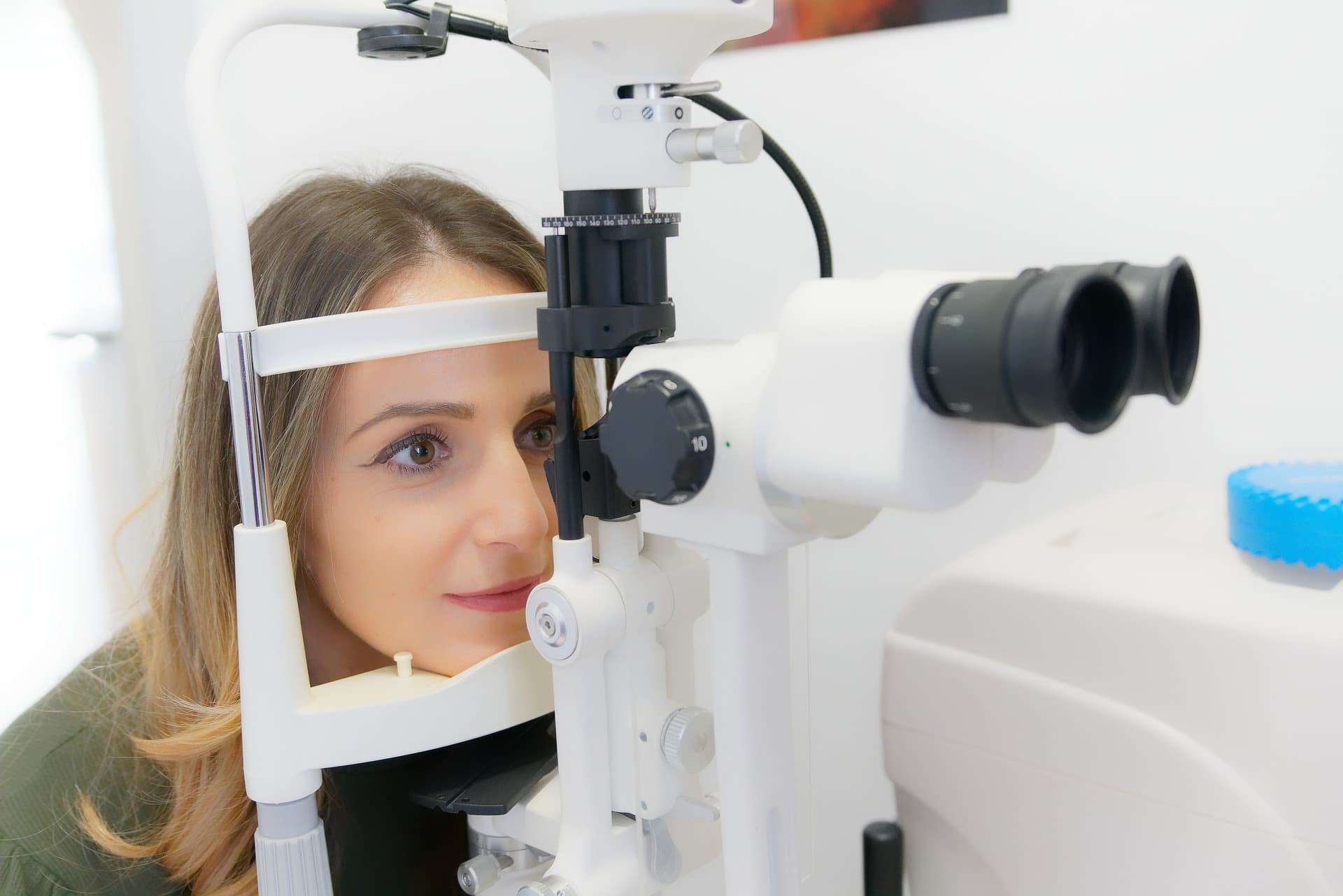 Pediatric eye exam at PersonalEyes Vision Care in Flower Mound, TX