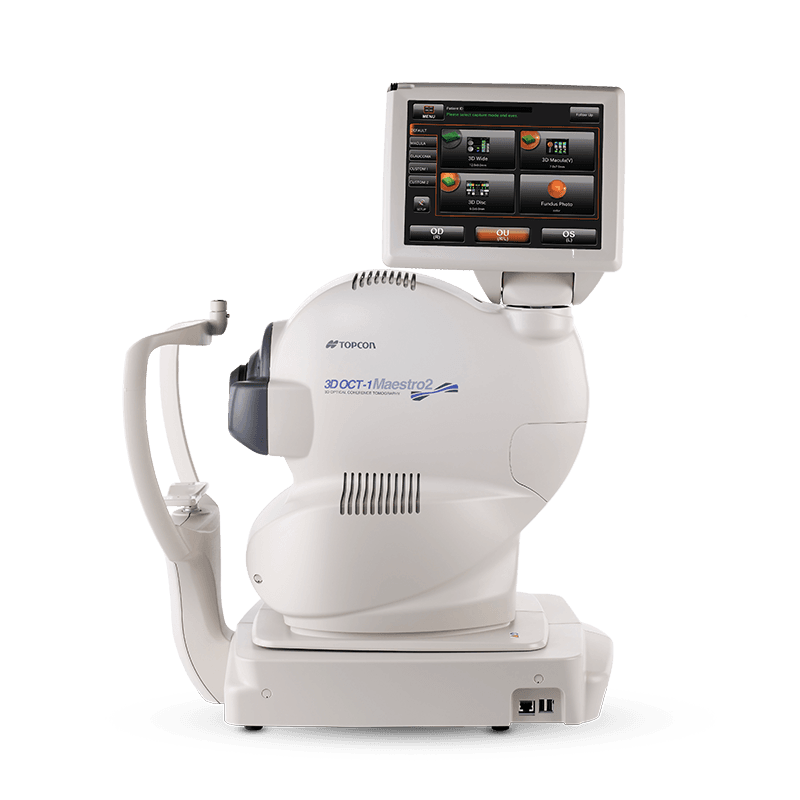Topcon Maestro2 OCT and fundus camera at PersonalEyes Vision Care